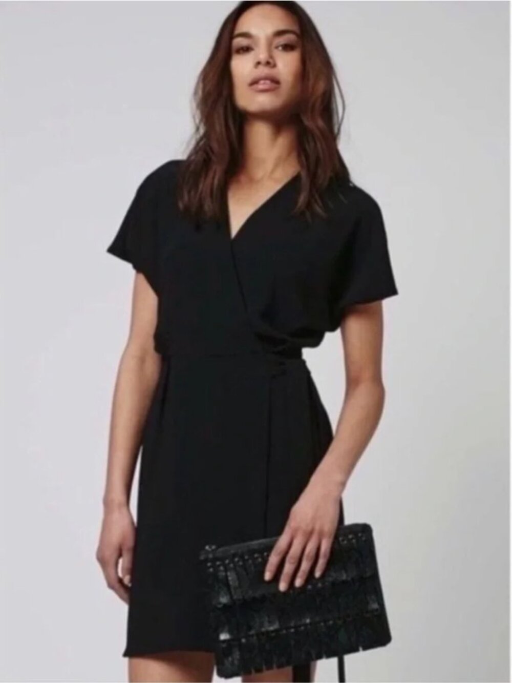 Topshop mini wrap dress